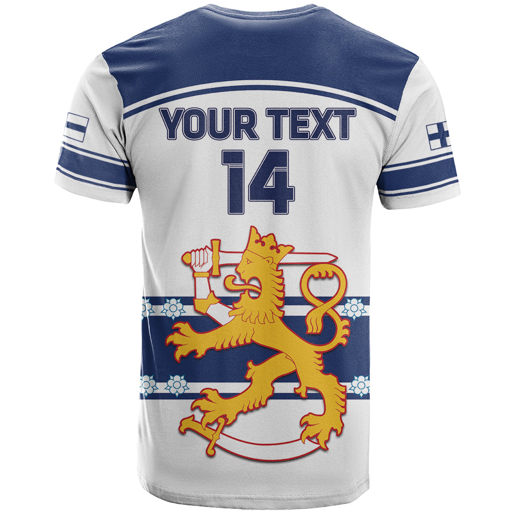 Custom Finland Hockey T Shirt 2024 Go Suomi - Wonder Print Shop