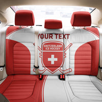 Custom Switzerland Hockey Back Car Seat Cover 2024 Go La Nati - Wonder Print Shop