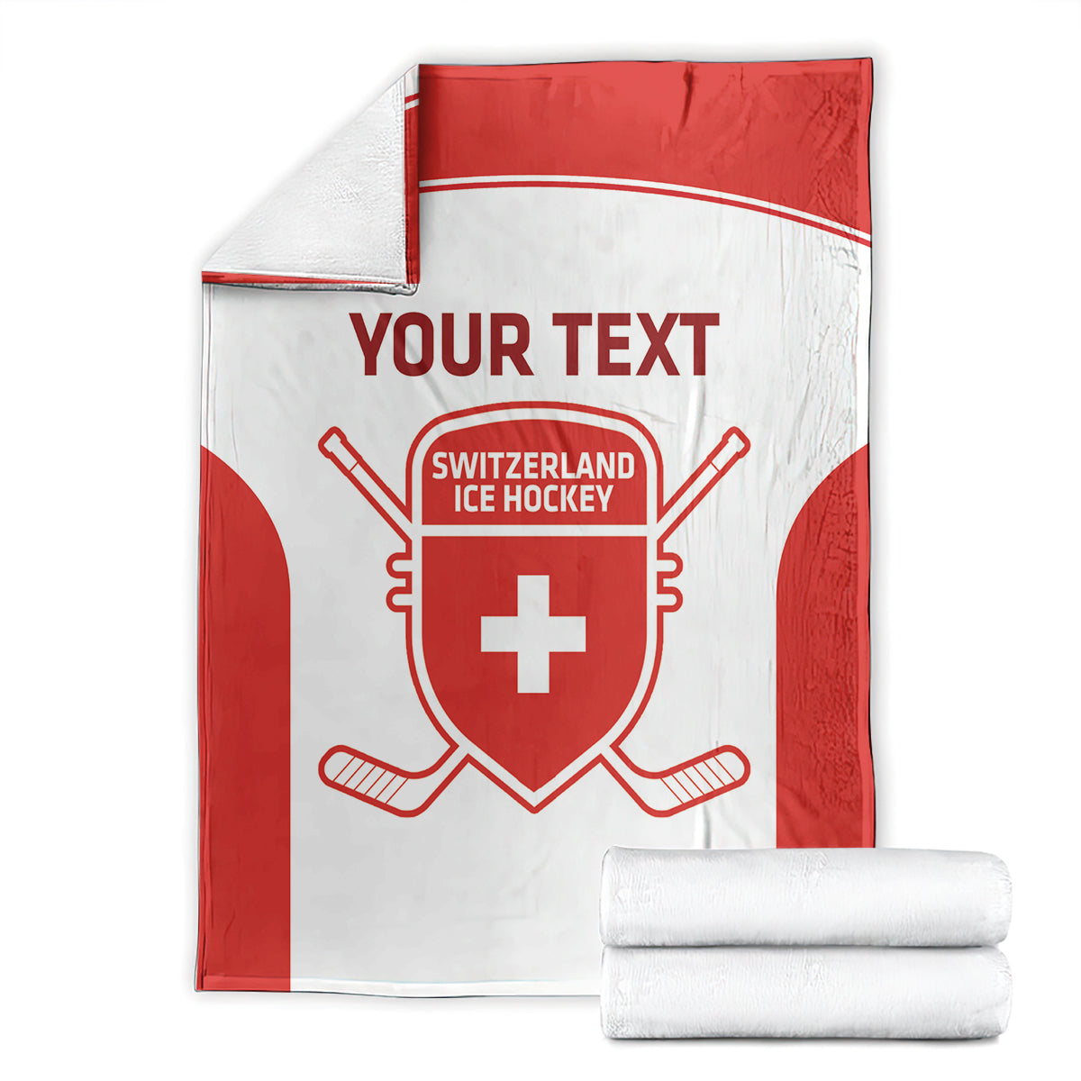 Custom Switzerland Hockey Blanket 2024 Go La Nati