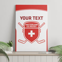 Custom Switzerland Hockey Canvas Wall Art 2024 Go La Nati - Wonder Print Shop
