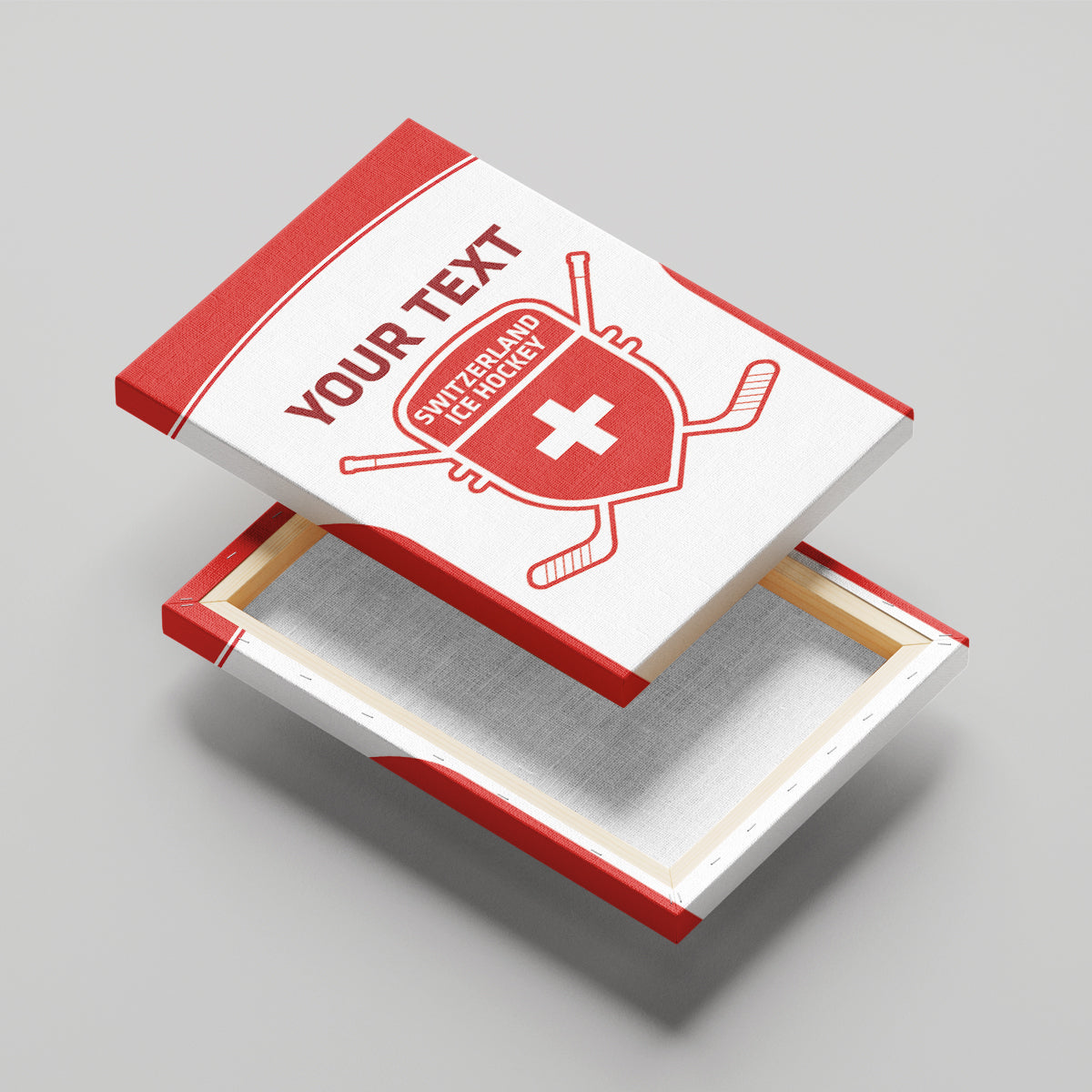 Custom Switzerland Hockey Canvas Wall Art 2024 Go La Nati - Wonder Print Shop