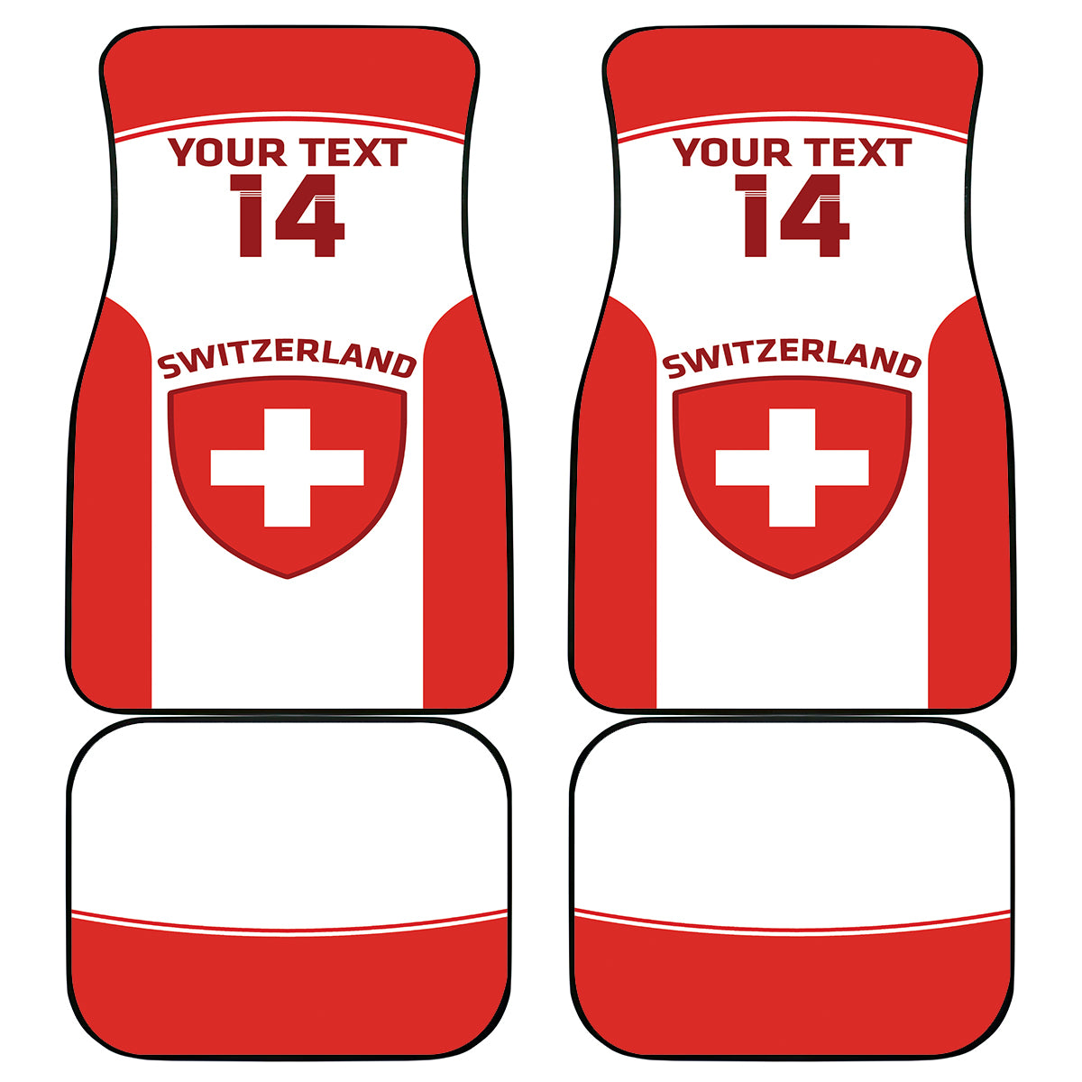 Custom Switzerland Hockey Car Mats 2024 Go La Nati - Wonder Print Shop