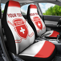 Custom Switzerland Hockey Car Seat Cover 2024 Go La Nati - Wonder Print Shop