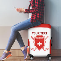 Custom Switzerland Hockey Luggage Cover 2024 Go La Nati - Wonder Print Shop
