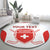 Custom Switzerland Hockey Round Carpet 2024 Go La Nati