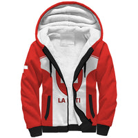 Custom Switzerland Hockey Sherpa Hoodie 2024 Go La Nati - Wonder Print Shop
