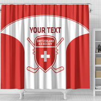 Custom Switzerland Hockey Shower Curtain 2024 Go La Nati