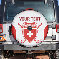 Custom Switzerland Hockey Spare Tire Cover 2024 Go La Nati - Wonder Print Shop