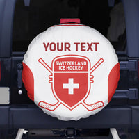 Custom Switzerland Hockey Spare Tire Cover 2024 Go La Nati - Wonder Print Shop