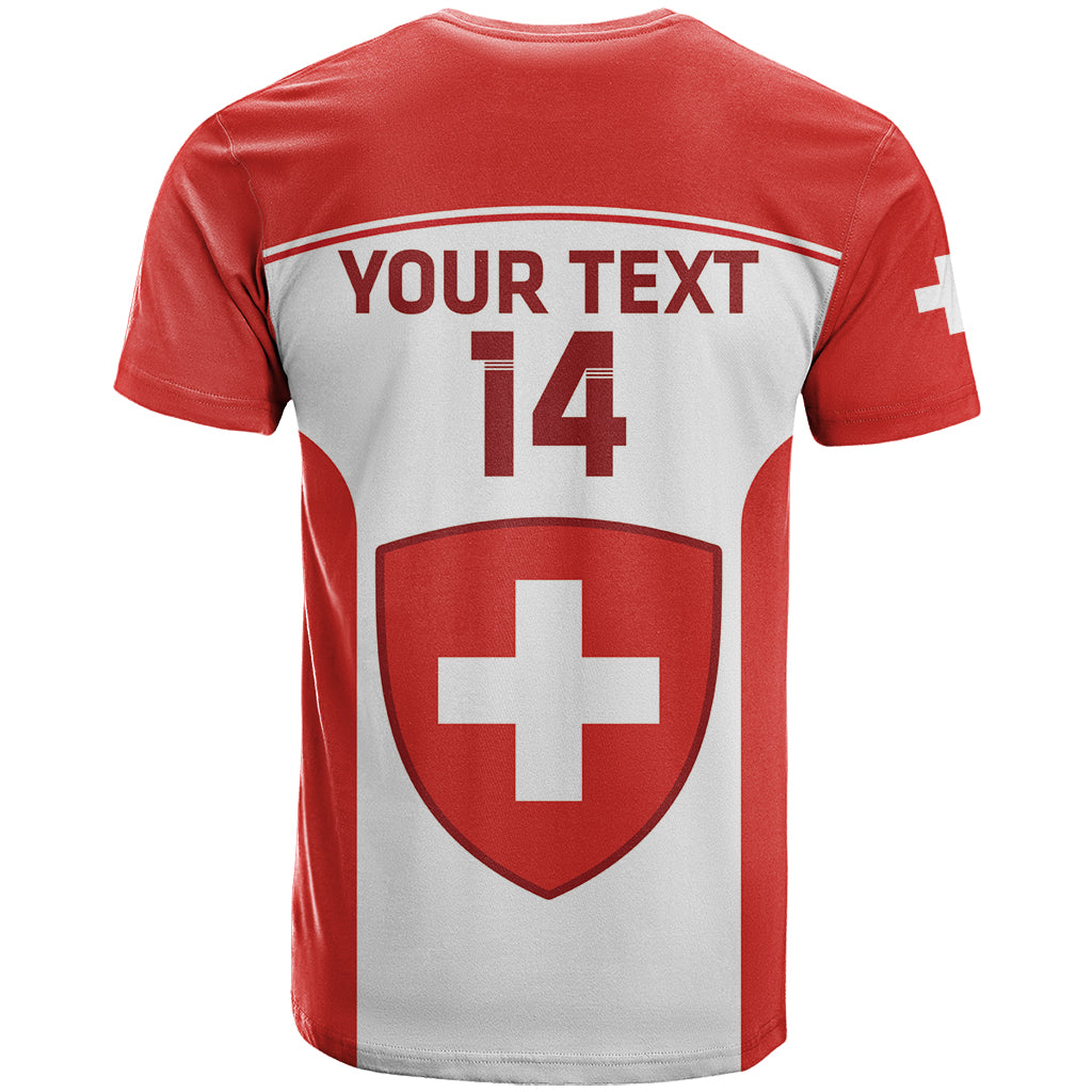 Custom Switzerland Hockey T Shirt 2024 Go La Nati - Wonder Print Shop