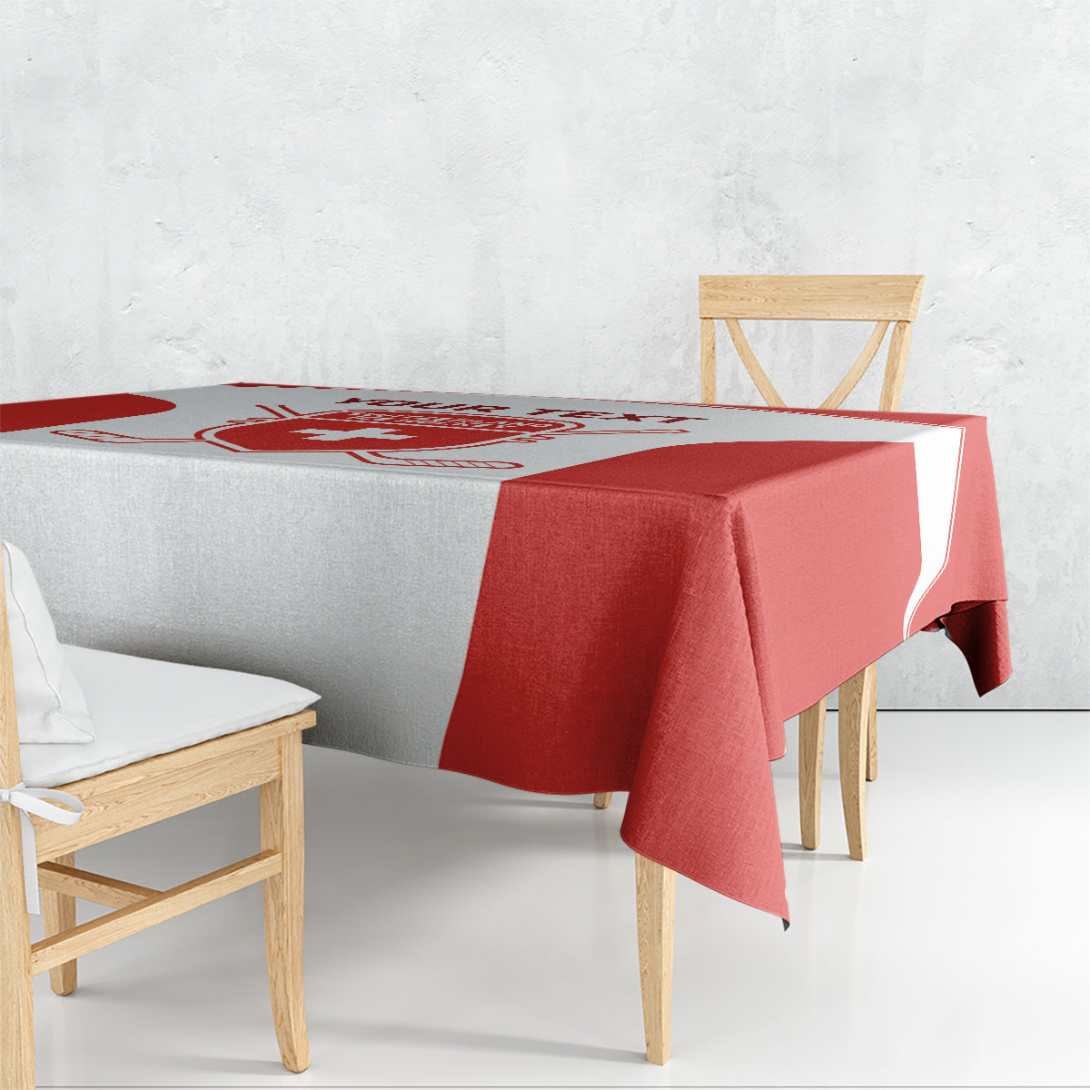 Custom Switzerland Hockey Tablecloth 2024 Go La Nati - Wonder Print Shop