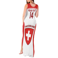Custom Switzerland Hockey Tank Maxi Dress 2024 Go La Nati - Wonder Print Shop