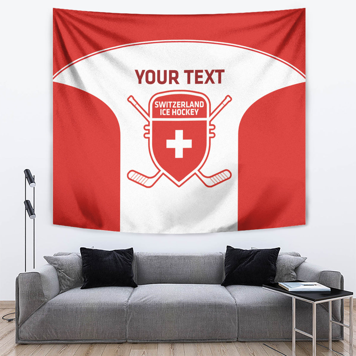 Custom Switzerland Hockey Tapestry 2024 Go La Nati - Wonder Print Shop