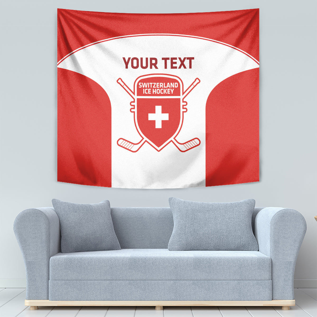Custom Switzerland Hockey Tapestry 2024 Go La Nati - Wonder Print Shop