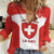Custom Switzerland Hockey Women Casual Shirt 2024 Go La Nati - Wonder Print Shop
