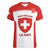 Custom Switzerland Hockey Women V Neck T Shirt 2024 Go La Nati - Wonder Print Shop