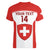 Custom Switzerland Hockey Women V Neck T Shirt 2024 Go La Nati - Wonder Print Shop