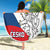 Custom Czech Republic Hockey Beach Blanket 2024 Go Czechia - Wonder Print Shop