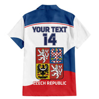 Custom Czech Republic Hockey Family Matching Mermaid Dress and Hawaiian Shirt 2024 Go Czechia LT14