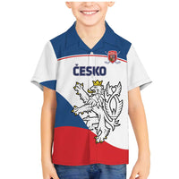 Custom Czech Republic Hockey Family Matching Mermaid Dress and Hawaiian Shirt 2024 Go Czechia LT14