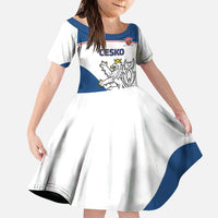 Custom Czech Republic Hockey Family Matching Puletasi and Hawaiian Shirt 2024 Go Czechia - Wonder Print Shop