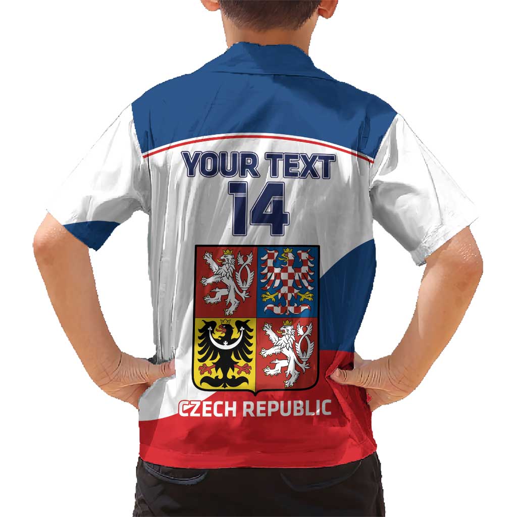 Custom Czech Republic Hockey Hawaiian Shirt 2024 Go Czechia - Wonder Print Shop