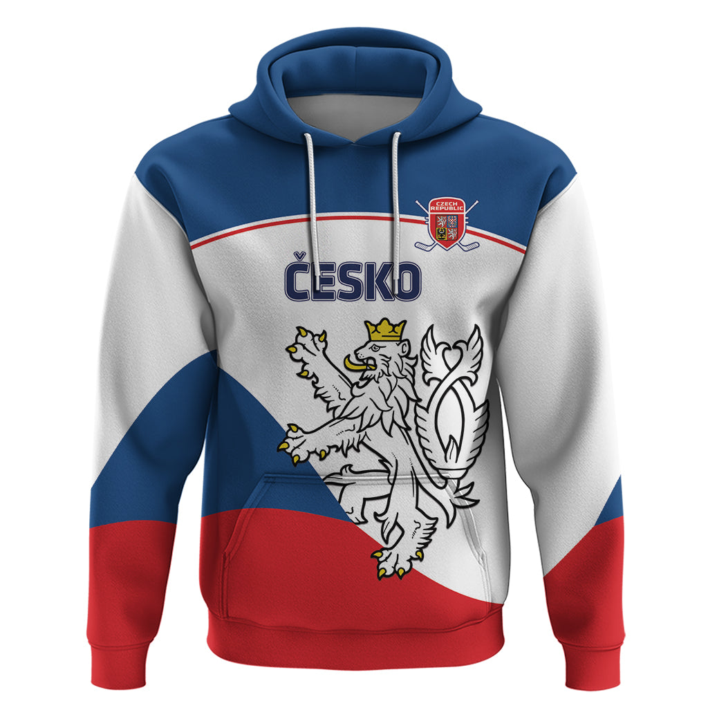 Custom Czech Republic Hockey Hoodie 2024 Go Czechia