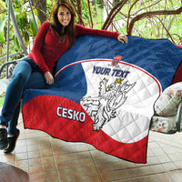 Custom Czech Republic Hockey Quilt 2024 Go Czechia - Wonder Print Shop