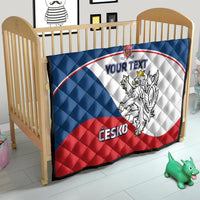 Custom Czech Republic Hockey Quilt 2024 Go Czechia - Wonder Print Shop