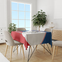 Custom Czech Republic Hockey Tablecloth 2024 Go Czechia - Wonder Print Shop