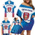 Custom United States Hockey Family Matching Off Shoulder Short Dress and Hawaiian Shirt 2024 Go USA - Wonder Print Shop