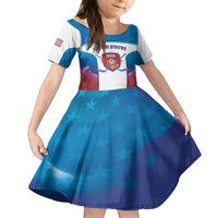 Custom United States Hockey Family Matching Puletasi and Hawaiian Shirt 2024 Go USA - Wonder Print Shop