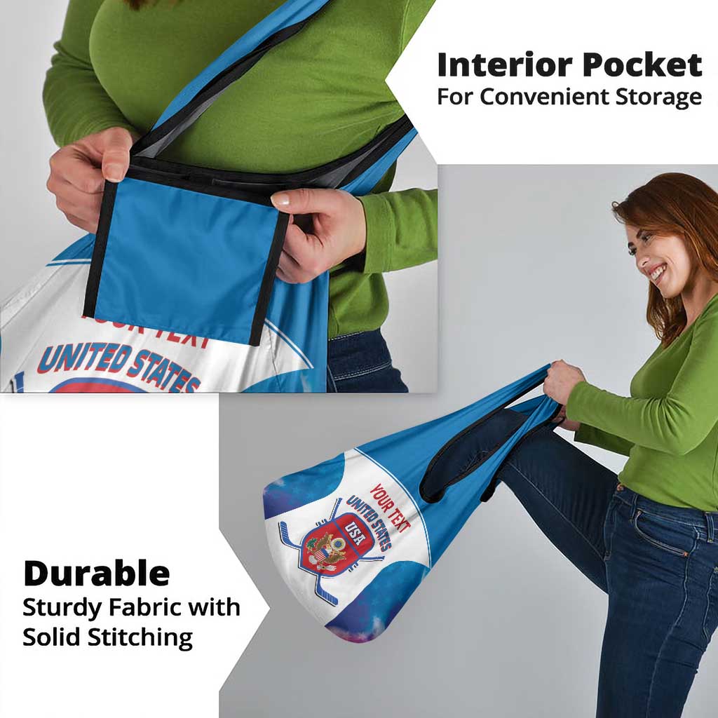 Custom United States Hockey Grocery Bag Go USA