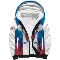 Custom United States Hockey Sherpa Hoodie 2024 Go USA - Wonder Print Shop