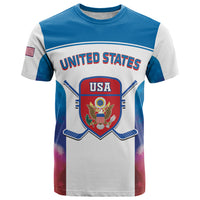 Custom United States Hockey T Shirt 2024 Go USA - Wonder Print Shop