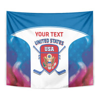 Custom United States Hockey Tapestry 2024 Go USA - Wonder Print Shop