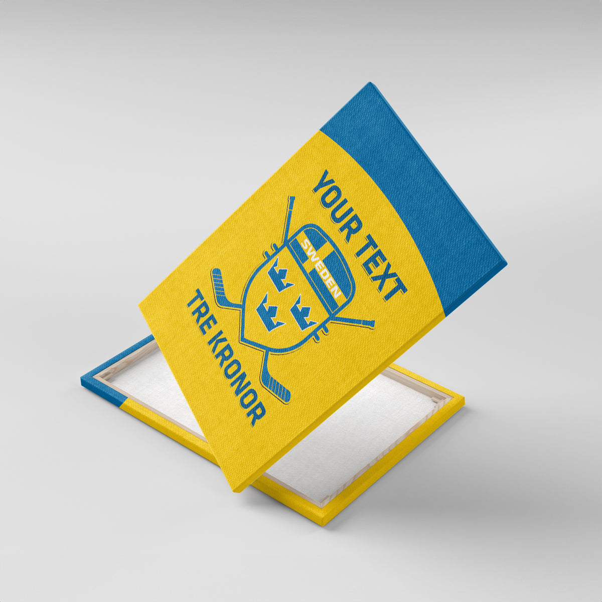 Custom Sweden Hockey Canvas Wall Art 2024 Go Swedish - Wonder Print Shop