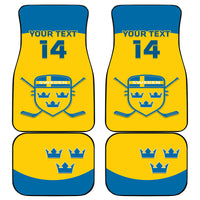 Custom Sweden Hockey Car Mats 2024 Go Swedish - Wonder Print Shop