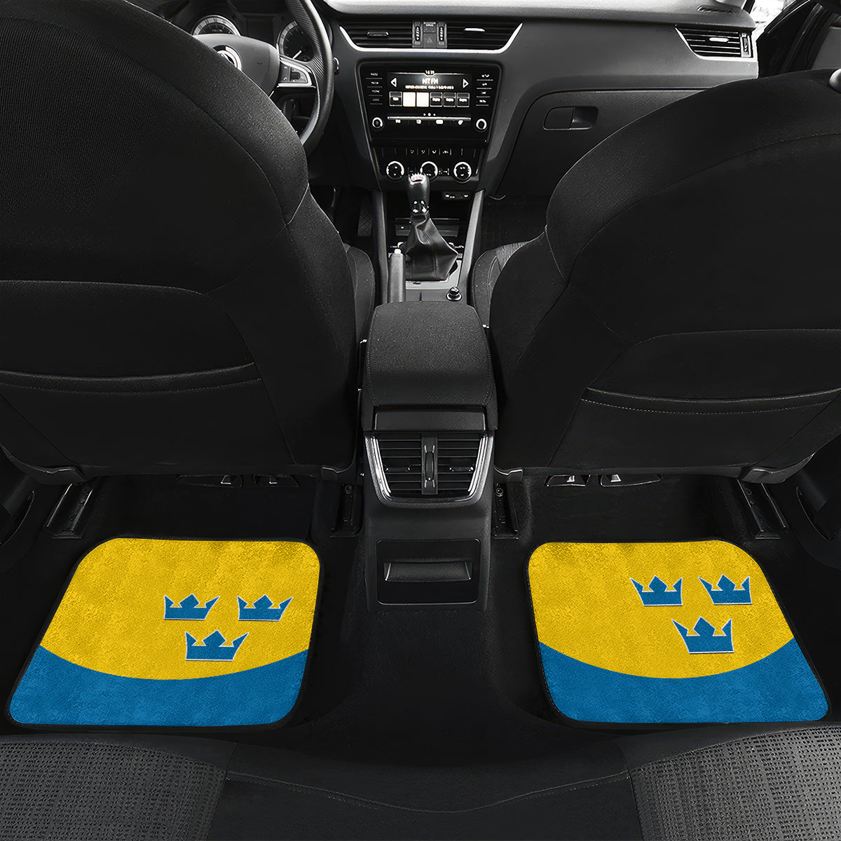 Custom Sweden Hockey Car Mats 2024 Go Swedish - Wonder Print Shop