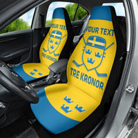 Custom Sweden Hockey Car Seat Cover 2024 Go Swedish - Wonder Print Shop