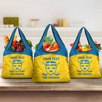 Custom Sweden Hockey Grocery Bag Go Swedish