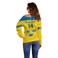 Custom Sweden Hockey Off Shoulder Sweater 2024 Go Swedish - Wonder Print Shop