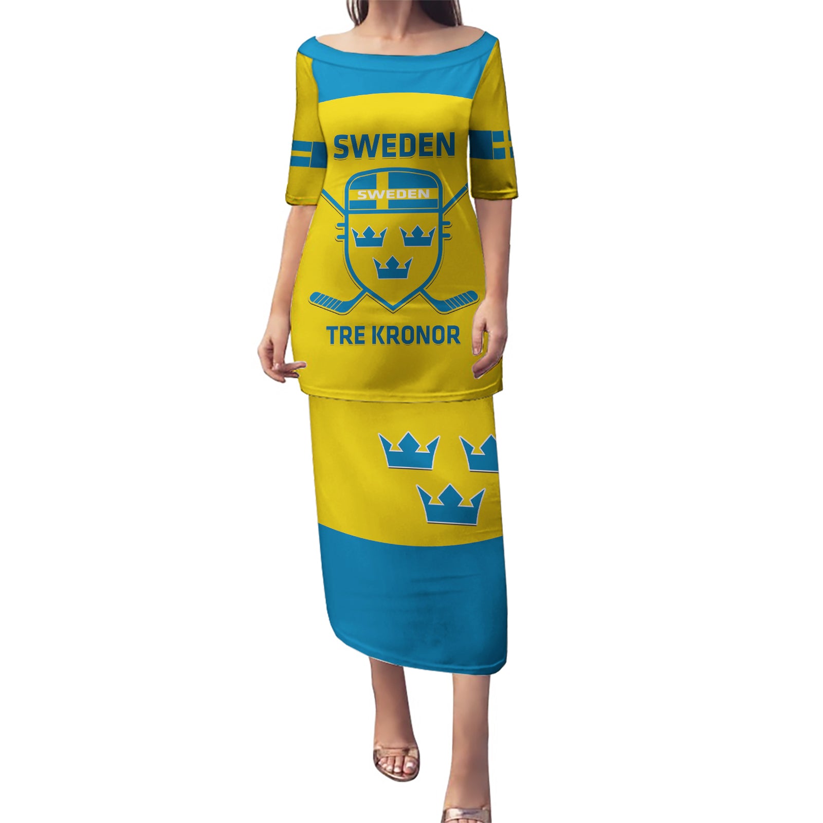 Custom Sweden Hockey Puletasi 2024 Go Swedish - Wonder Print Shop