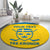 Custom Sweden Hockey Round Carpet 2024 Go Swedish