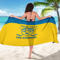 Custom Sweden Hockey Sarong 2024 Go Swedish - Wonder Print Shop