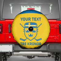 Custom Sweden Hockey Spare Tire Cover 2024 Go Swedish - Wonder Print Shop