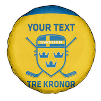 Custom Sweden Hockey Spare Tire Cover 2024 Go Swedish - Wonder Print Shop