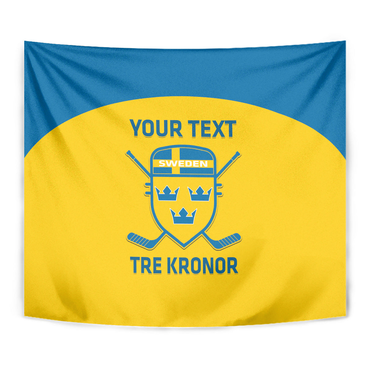 Custom Sweden Hockey Tapestry 2024 Go Swedish - Wonder Print Shop
