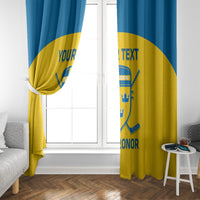 Custom Sweden Hockey Window Curtain 2024 Go Swedish - Wonder Print Shop