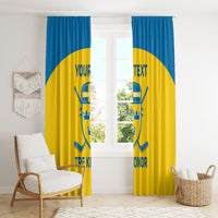 Custom Sweden Hockey Window Curtain 2024 Go Swedish - Wonder Print Shop